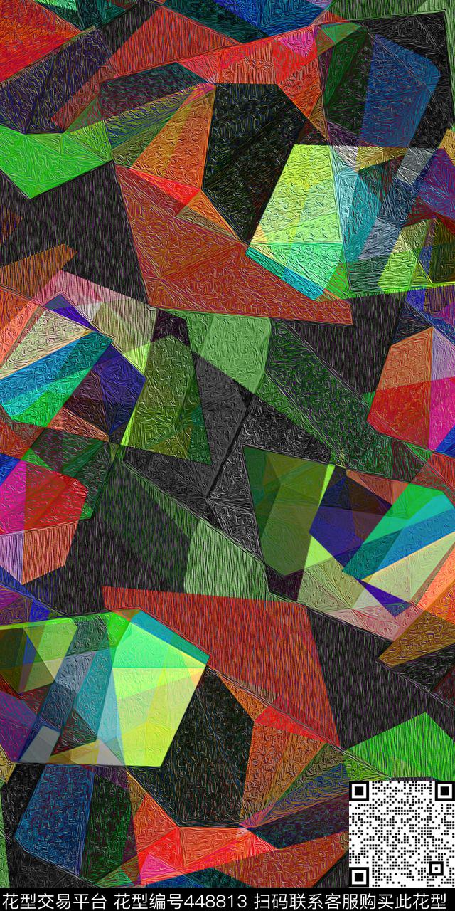 时尚流行数码印花华亿平台下载（图片编号: 448813） - 瓦栏（Walan）