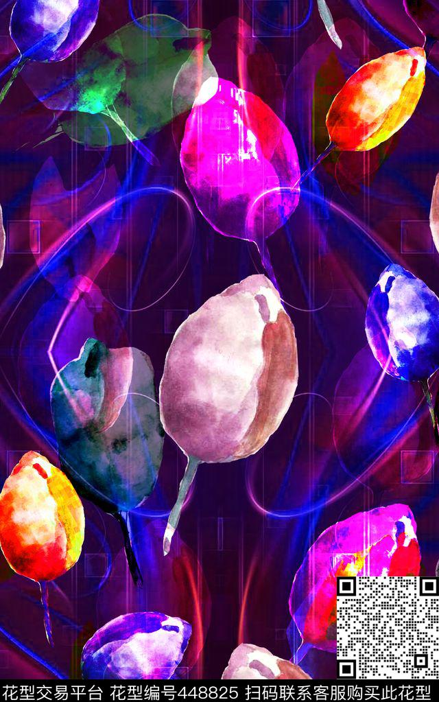 时尚潮流现代数码印花华亿平台下载（图片编号: 448825） - 瓦栏（Walan）