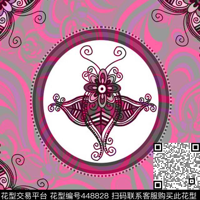 时尚欧式花纹家纺数码印花华亿平台下载（图片编号: 448828） - 瓦栏（Walan）