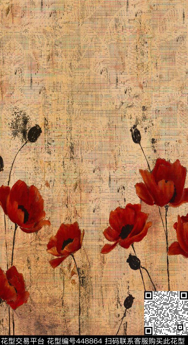 民族风异域风情动物华亿平台现代数码印花华亿平台下载（图片编号: 448864） - 瓦栏（Walan）