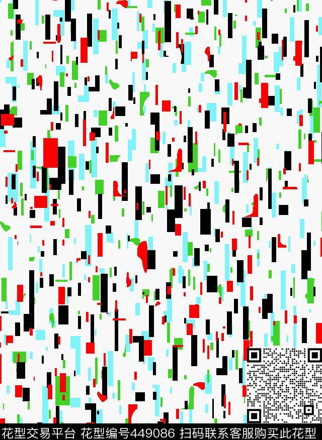 色彩拼贴几何2016春夏传统印花华亿平台下载（图片编号: 449086） - 瓦栏（Walan）