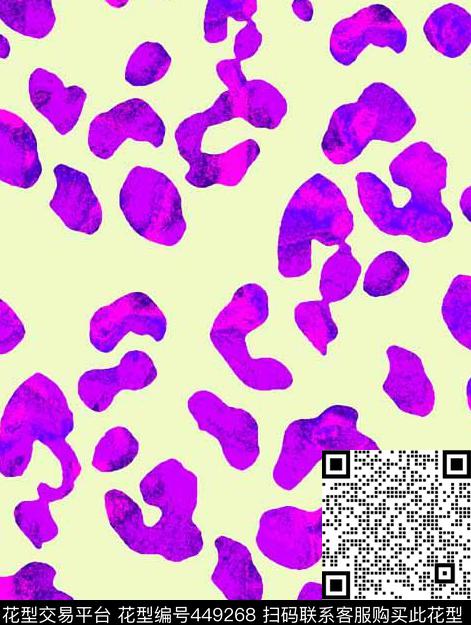 潮流豹纹精美传统印花华亿平台下载（图片编号: 449268） - 瓦栏（Walan）