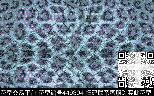 潮流蛇纹精美传统印花华亿平台下载（图片编号: 449304） - 瓦栏（Walan）