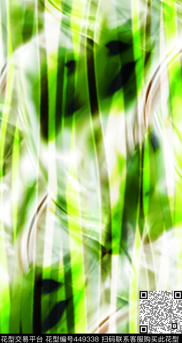 随风清扬现代条纹数码印花华亿平台下载（图片编号: 449338） - 瓦栏（Walan）