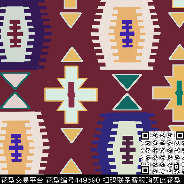 复古民族风时尚传统印花华亿平台下载（图片编号: 449590） - 瓦栏（Walan）