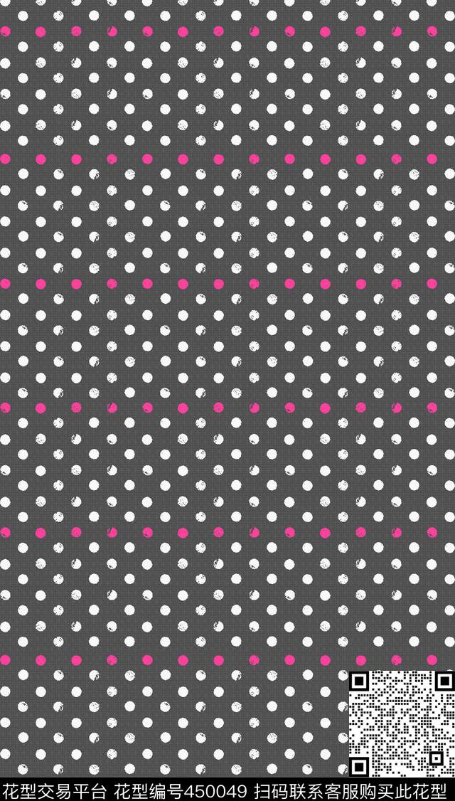 可爱公主波点牛仔传统印花华亿平台下载（图片编号: 450049） - 瓦栏（Walan）