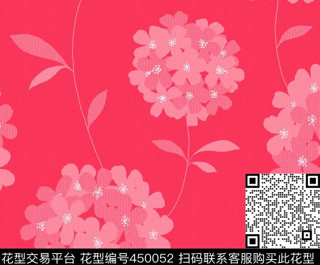 可爱花卉牛仔传统印花华亿平台下载（图片编号: 450052） - 瓦栏（Walan）