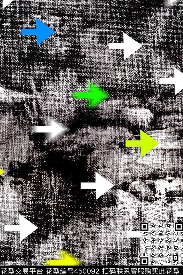 潮牌肌理面料数码印花华亿平台下载（图片编号: 450092） - 瓦栏（Walan）