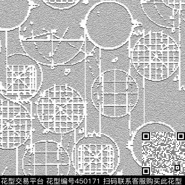 齿轮几何圈圈传统印花华亿平台下载（图片编号: 450171） - 瓦栏（Walan）