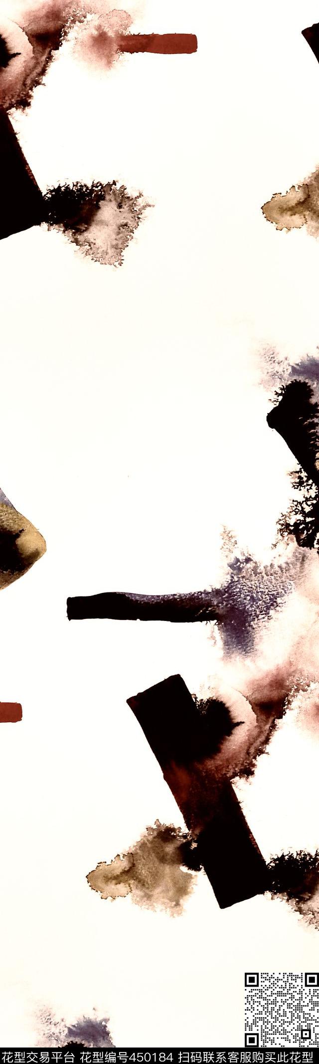 抽象大牌机理数码印花华亿平台下载（图片编号: 450184） - 瓦栏（Walan）