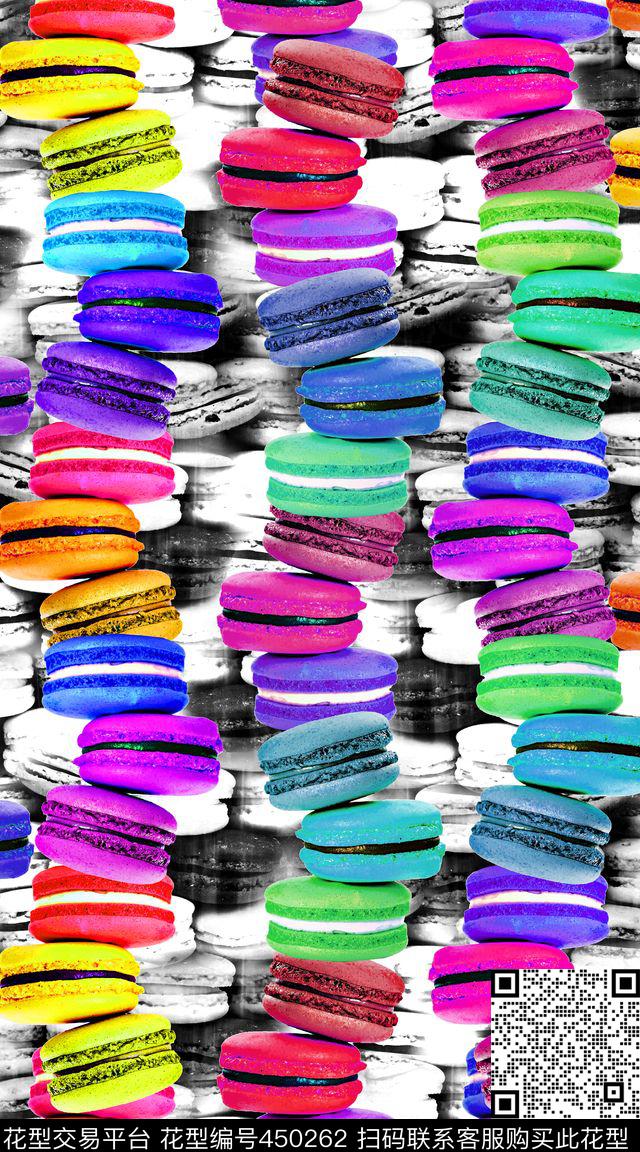 马卡龙复古创意数码印花华亿平台下载（图片编号: 450262） - 瓦栏（Walan）