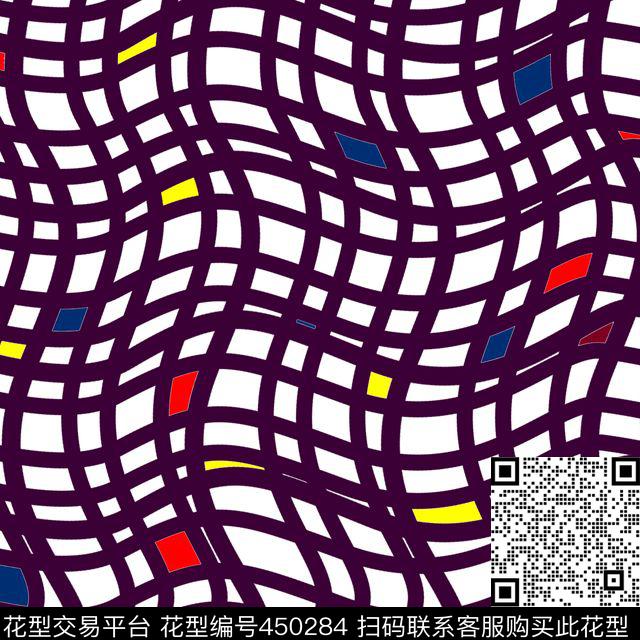 现代时尚条纹传统印花华亿平台下载（图片编号: 450284） - 瓦栏（Walan）