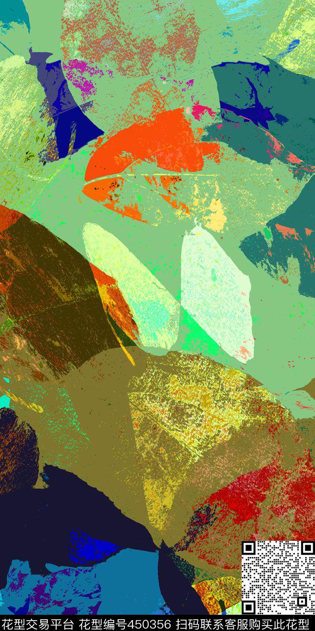 花卉树叶元素数码印花华亿平台下载（图片编号: 450356） - 瓦栏（Walan）