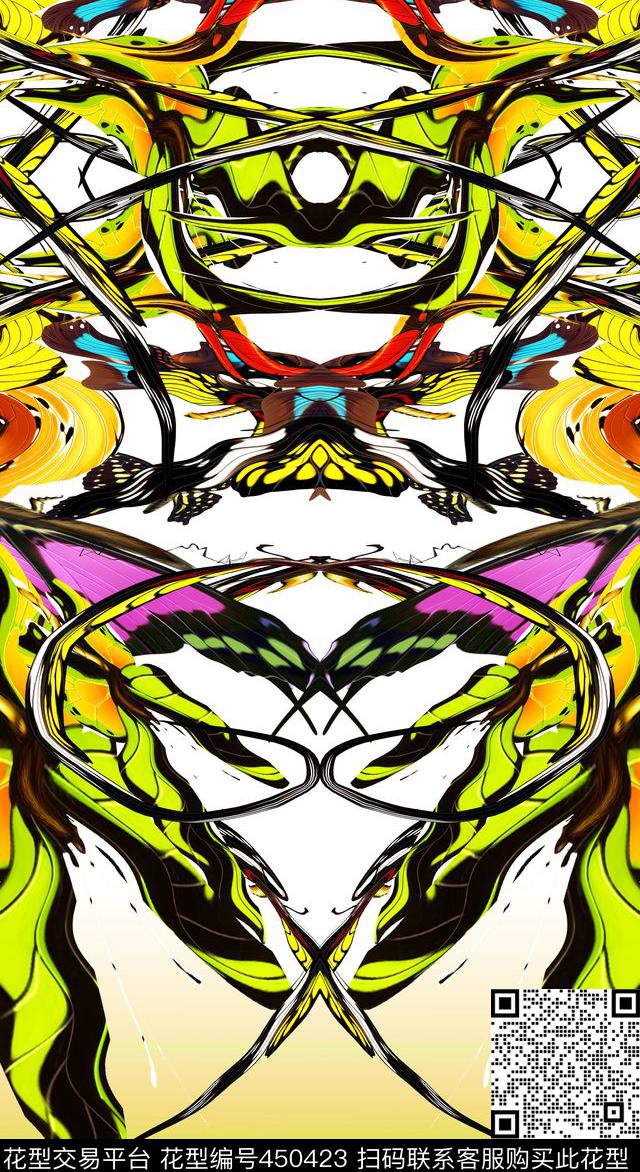 抽象欧美几何数码印花华亿平台下载（图片编号: 450423） - 瓦栏（Walan）