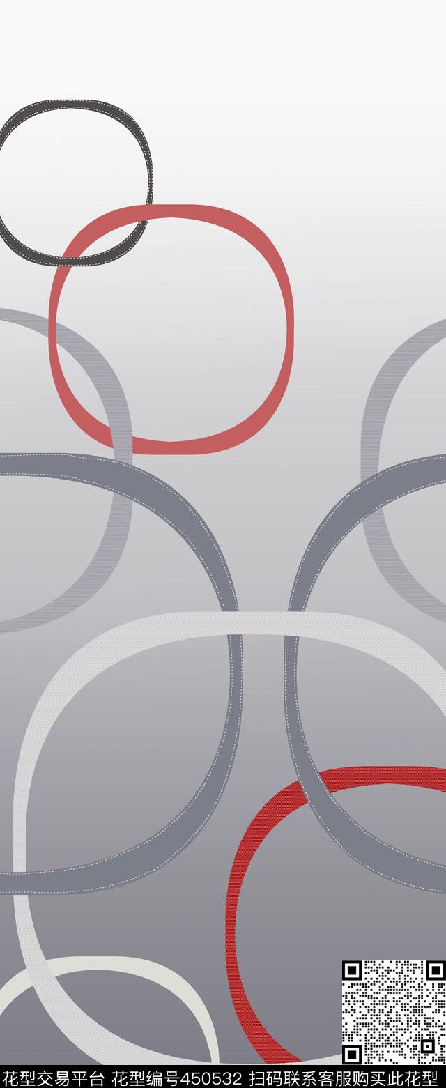 时尚几何定位传统印花华亿平台下载（图片编号: 450532） - 瓦栏（Walan）