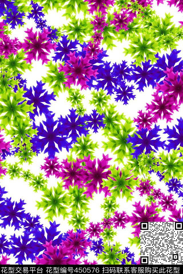 3D立体抽象男装数码印花华亿平台下载（图片编号: 450576） - 瓦栏（Walan）