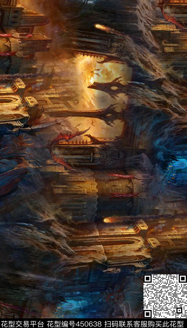 潮流复古夹克华亿平台数码印花华亿平台下载（图片编号: 450638） - 瓦栏（Walan）