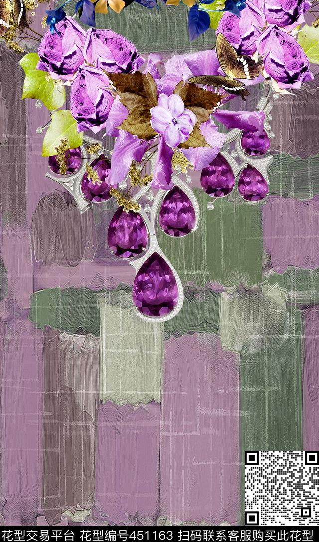 定位花男女装格子数码印花华亿平台下载（图片编号: 451163） - 瓦栏（Walan）