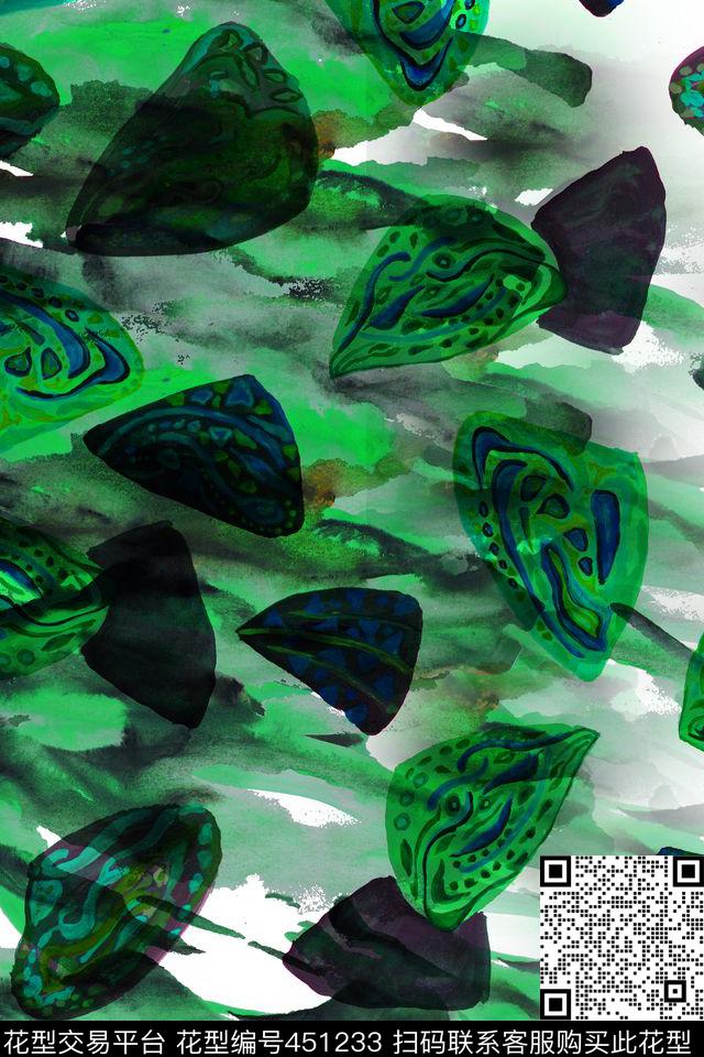 花卉涂鸦纯原创手绘系列传统印花华亿平台下载（图片编号: 451233） - 瓦栏（Walan）