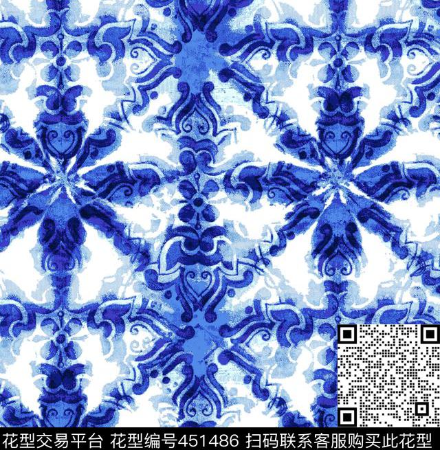 复古花纹民族传统印花华亿平台下载（图片编号: 451486） - 瓦栏（Walan）