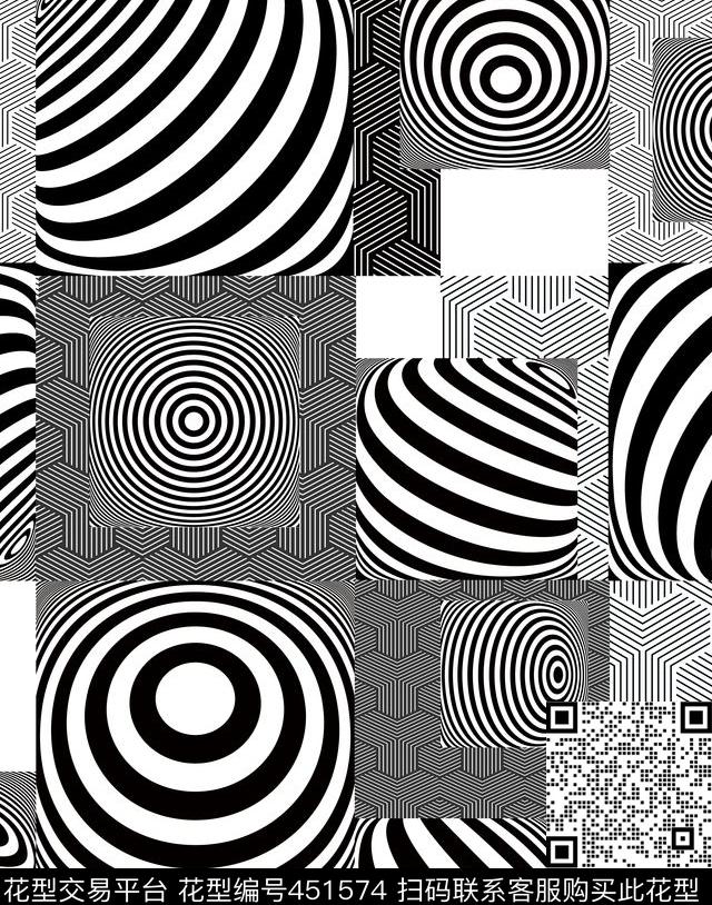 抽象格纹创意传统印花华亿平台下载（图片编号: 451574） - 瓦栏（Walan）