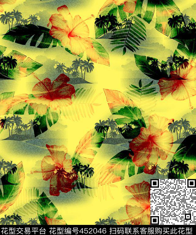 花布活力亮色数码印花华亿平台下载（图片编号: 452046） - 瓦栏（Walan）