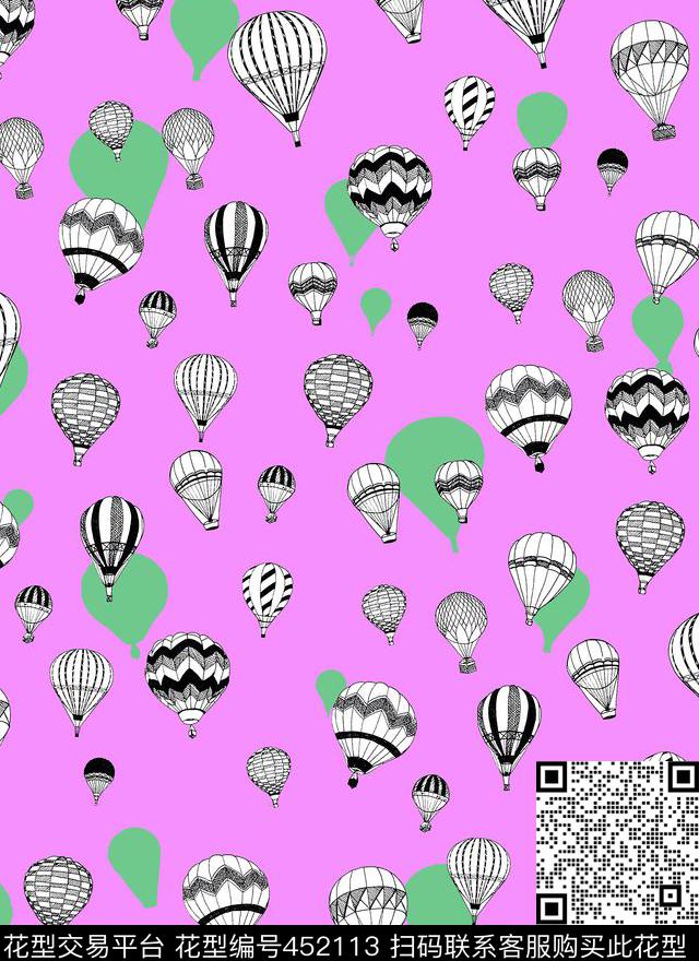 风俗热气球内衣传统印花华亿平台下载（图片编号: 452113） - 瓦栏（Walan）