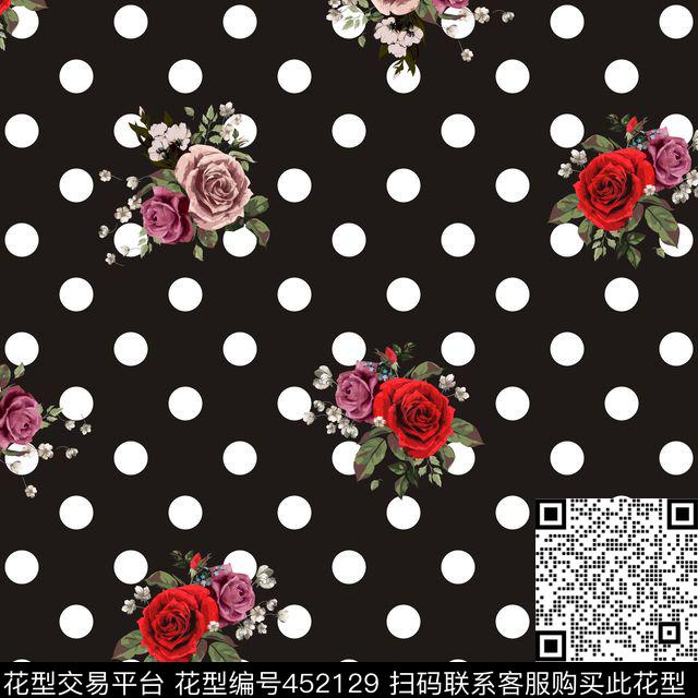 女装衬衣连衣裙雪纺印花几何碎花小碎花大花方块衬衫印花简单时尚大牌潮流印花女装印花传统印花T恤印花玫瑰花女装波点印花数码印花华亿平台下载（图片编号: 452129） - 瓦栏（Walan）