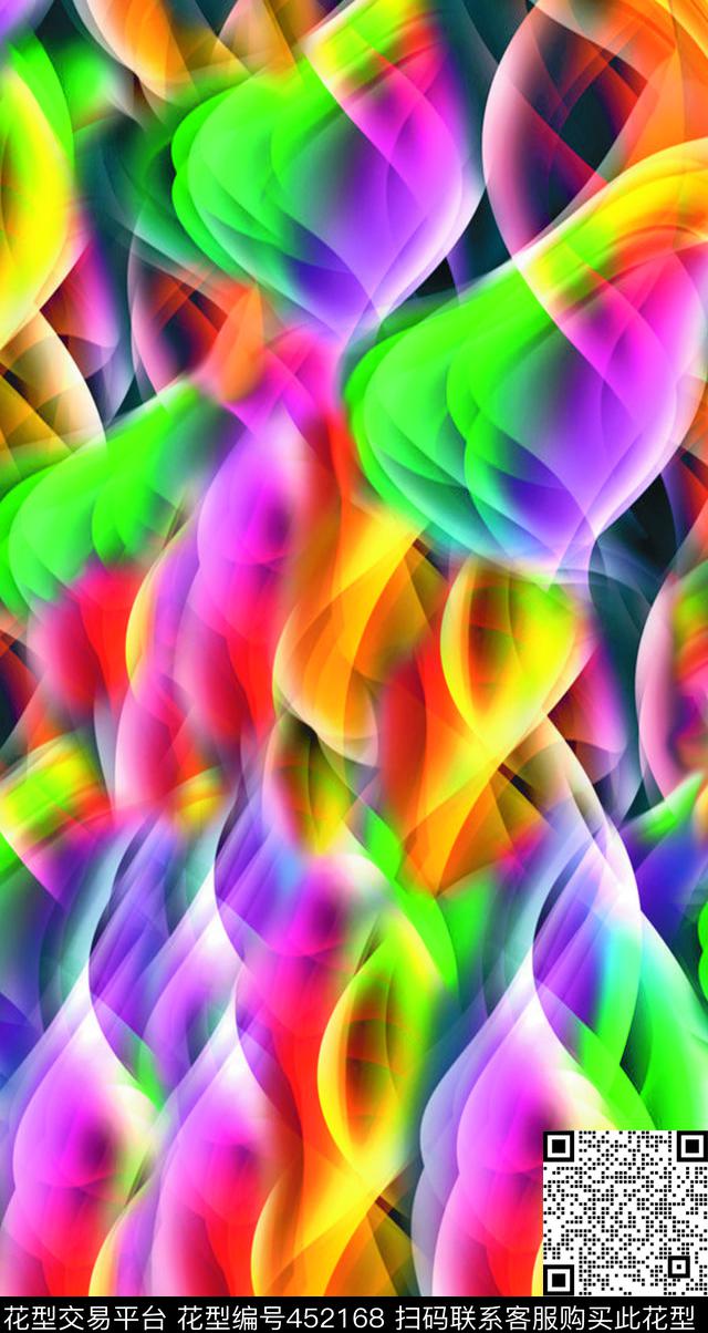 现代太空光影欧美创意、肌理、几何类数码印花华亿平台下载（图片编号: 452168） - 瓦栏（Walan）