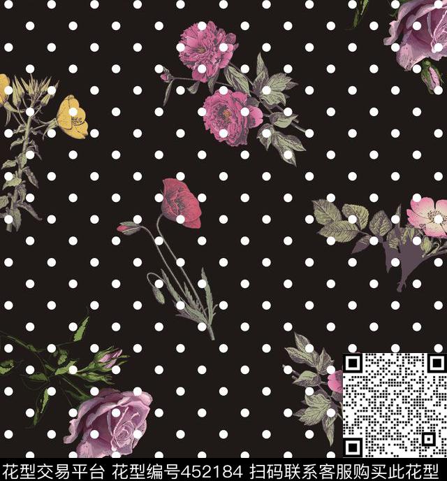 女装衬衣连衣裙雪纺印花几何碎花小碎花大花方块衬衫印花简单时尚大牌潮流印花女装印花传统印花T恤印花玫瑰花女装波点印花数码印花华亿平台下载（图片编号: 452184） - 瓦栏（Walan）