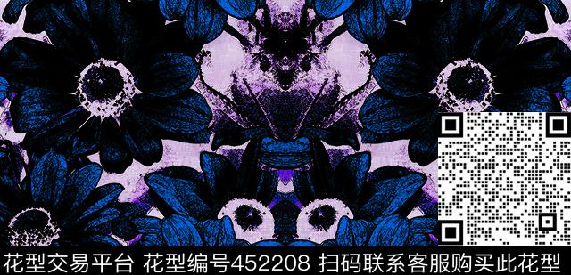 复古太阳花几何传统印花华亿平台下载（图片编号: 452208） - 瓦栏（Walan）