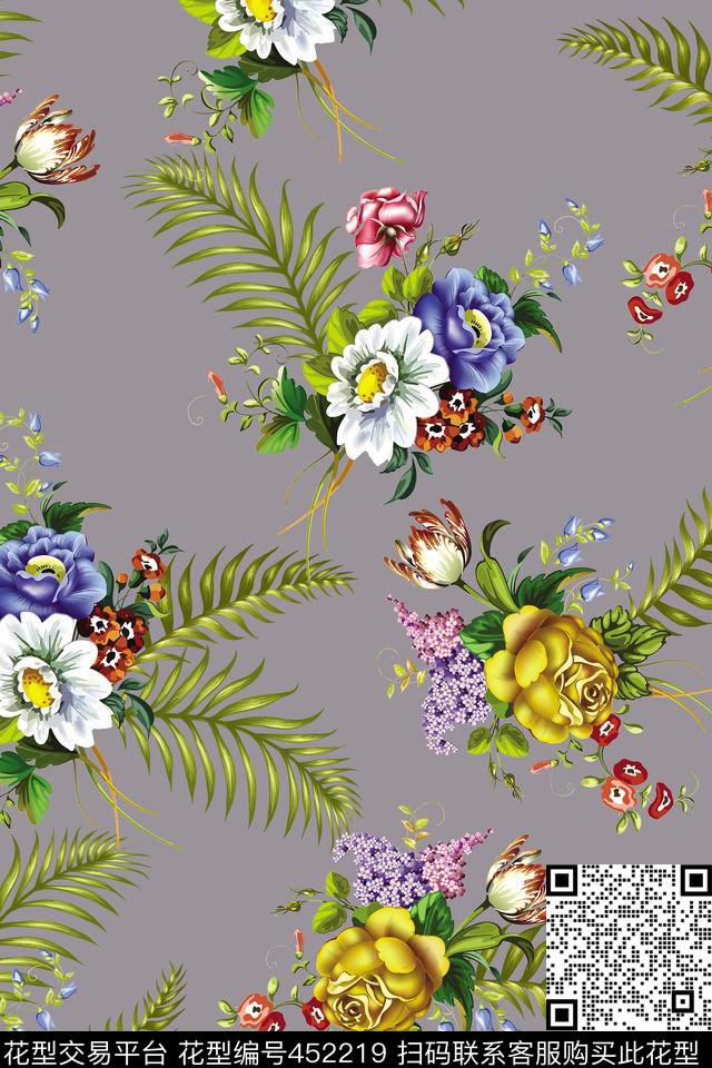 男装棕榈树热带华亿平台数码印花华亿平台下载（图片编号: 452219） - 瓦栏（Walan）