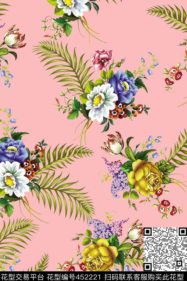 男装棕榈树热带华亿平台数码印花华亿平台下载（图片编号: 452221） - 瓦栏（Walan）