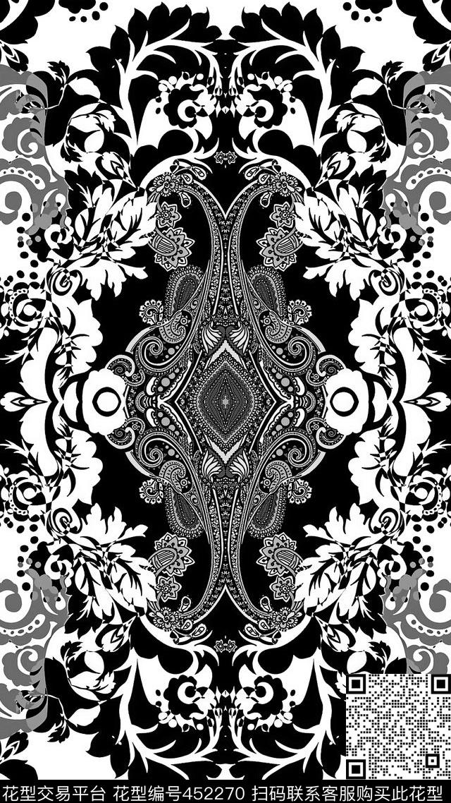 民族风欧式佩斯利传统印花华亿平台下载（图片编号: 452270） - 瓦栏（Walan）