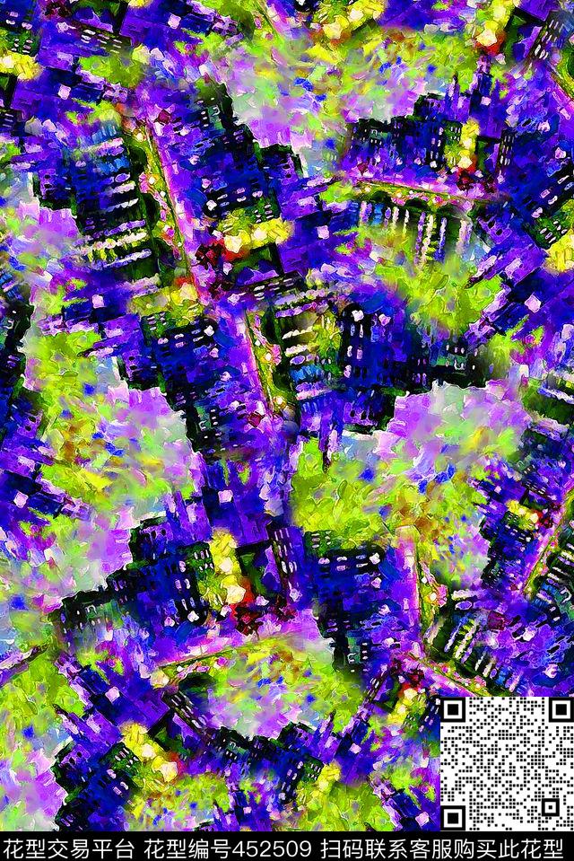 油画水粉风景数码印花华亿平台下载（图片编号: 452509） - 瓦栏（Walan）