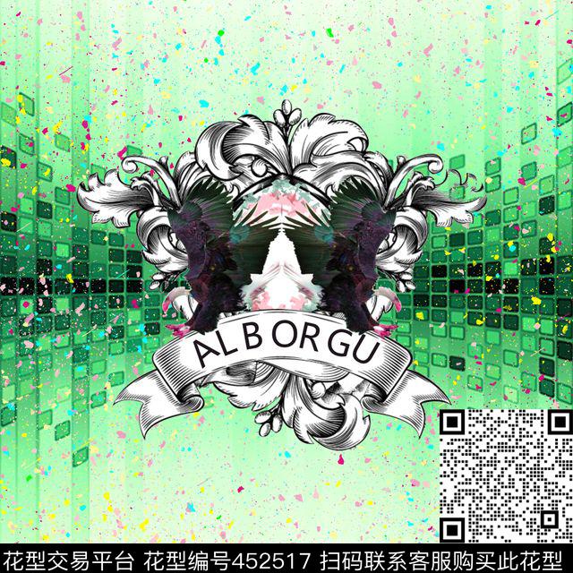 肌理点彩格子时尚休闲风数码印花华亿平台下载（图片编号: 452517） - 瓦栏（Walan）