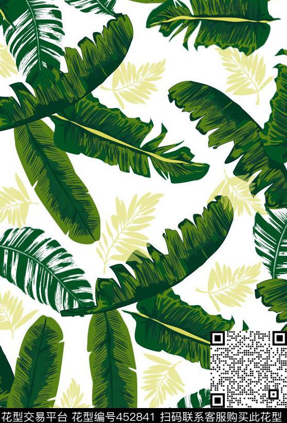 传统印花叶子树叶花卉传统印花华亿平台下载（图片编号: 452841） - 瓦栏（Walan）
