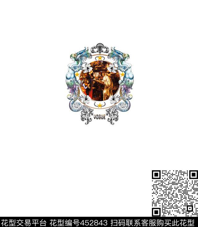 时尚宗教圣经男装数码印花华亿平台下载（图片编号: 452843） - 瓦栏（Walan）