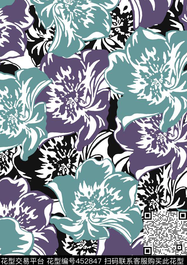 潮流衬衫华亿平台抽象传统印花华亿平台下载（图片编号: 452847） - 瓦栏（Walan）