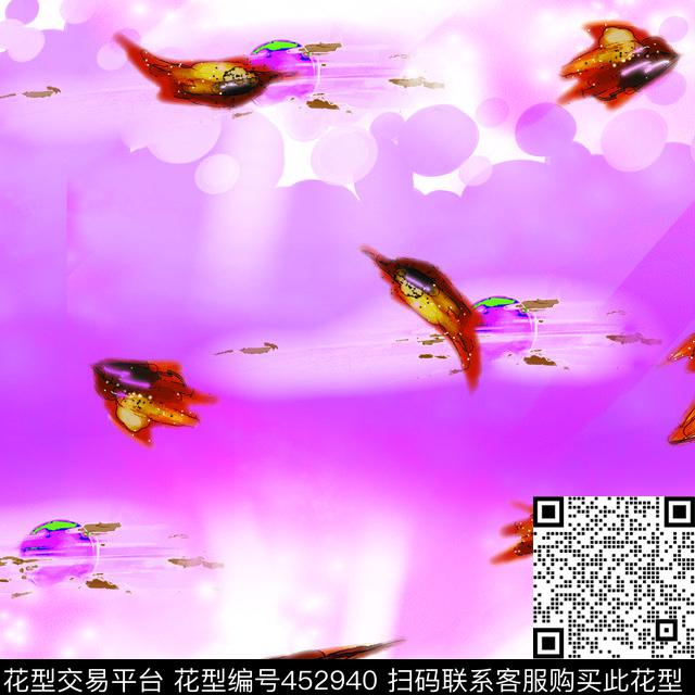 组合风格叶子梦幻背景数码印花华亿平台下载（图片编号: 452940） - 瓦栏（Walan）