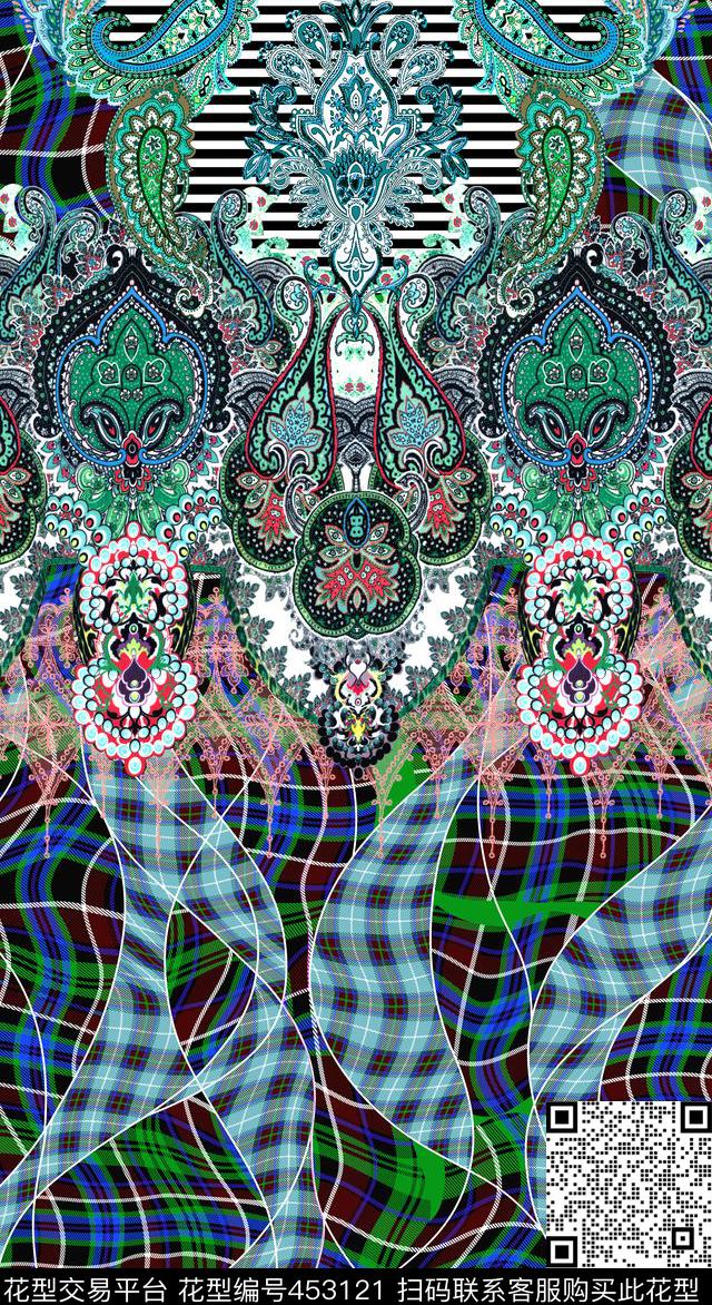 时尚佩斯里定位数码印花华亿平台下载（图片编号: 453121） - 瓦栏（Walan）