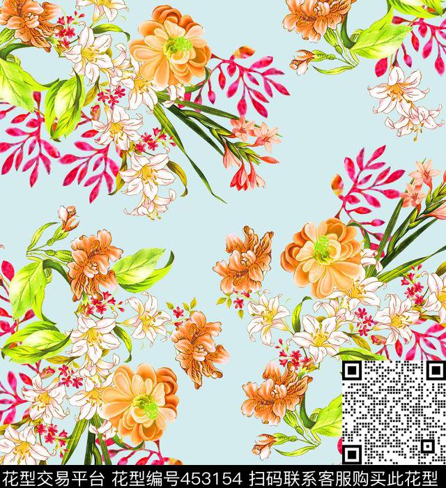 时尚MAX-女装春夏华亿平台数码印花华亿平台下载（图片编号: 453154） - 瓦栏（Walan）