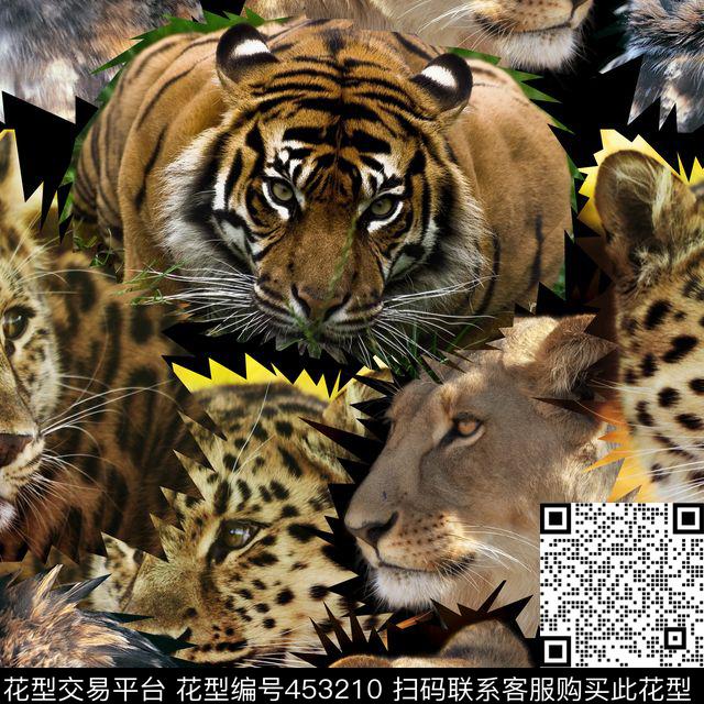 t恤华亿平台豹子创意数码印花华亿平台下载（图片编号: 453210） - 瓦栏（Walan）