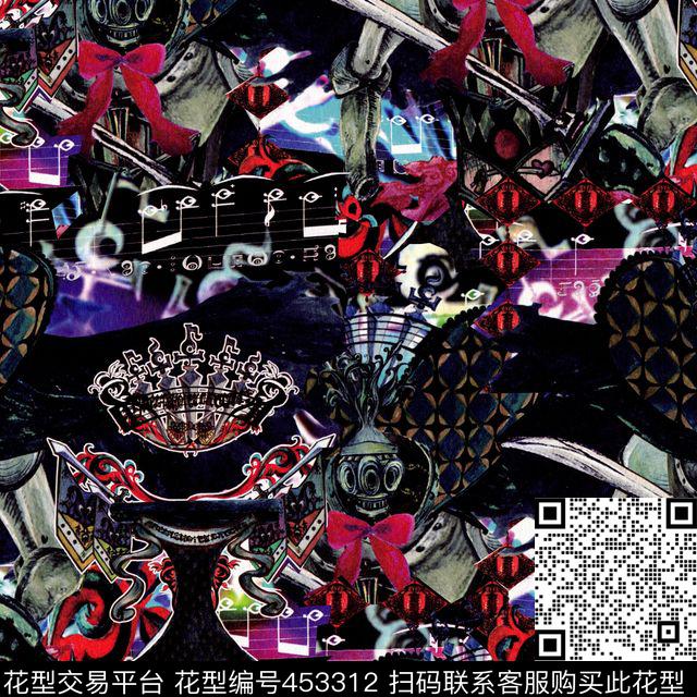 潮流衬衫华亿平台复古数码印花华亿平台下载（图片编号: 453312） - 瓦栏（Walan）