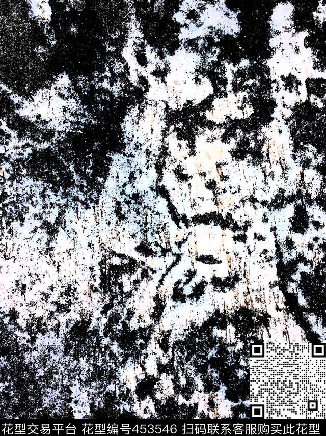 潮酷复古古旧数码印花华亿平台下载（图片编号: 453546） - 瓦栏（Walan）