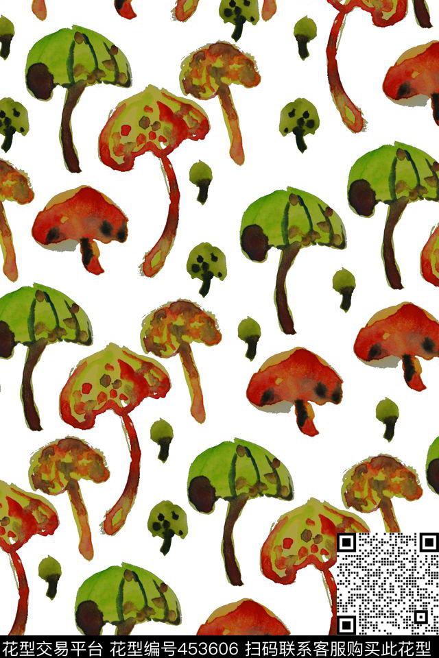 手绘高端大牌数码印花华亿平台下载（图片编号: 453606） - 瓦栏（Walan）