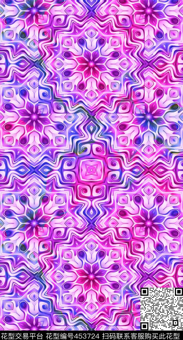 炫彩数码印花华亿平台下载（图片编号: 453724） - 瓦栏（Walan）