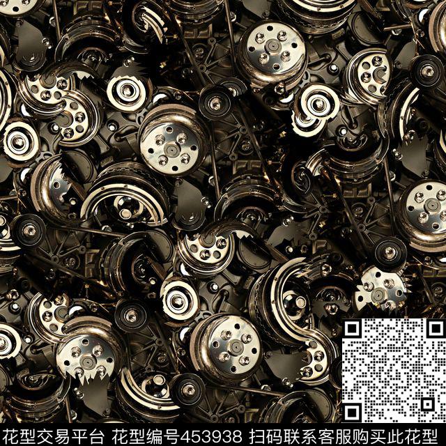 潮流复古夹克华亿平台数码印花华亿平台下载（图片编号: 453938） - 瓦栏（Walan）