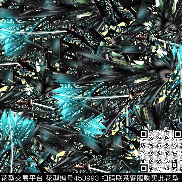 潮流复古水晶状数码印花华亿平台下载（图片编号: 453993） - 瓦栏（Walan）