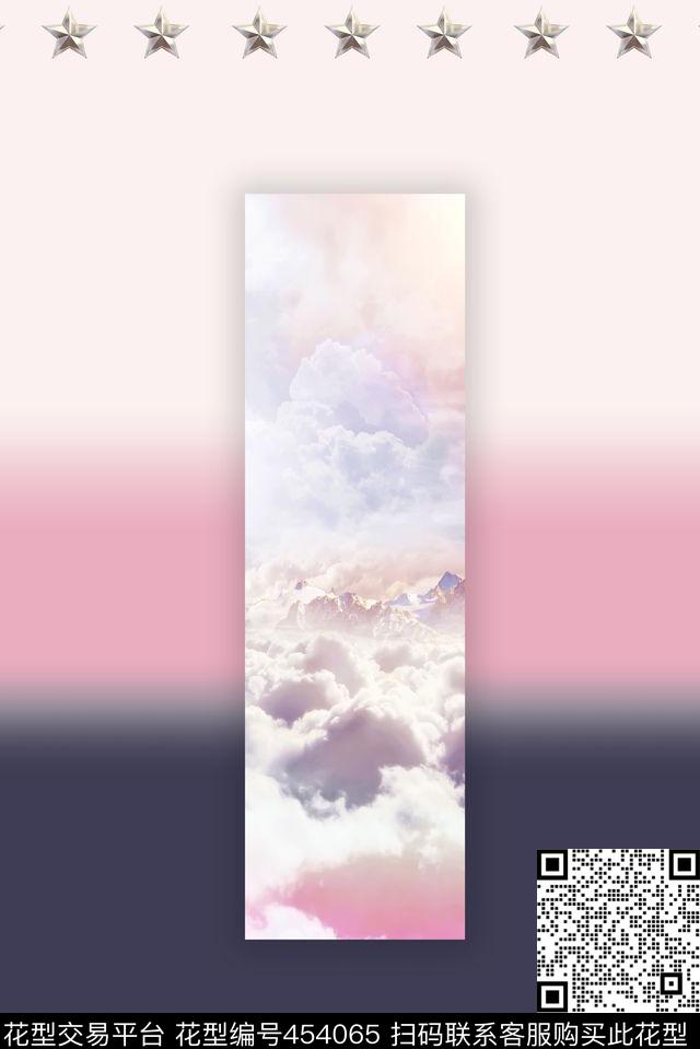 潮流简约意境数码印花华亿平台下载（图片编号: 454065） - 瓦栏（Walan）